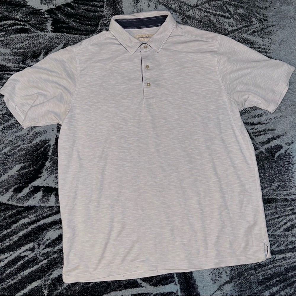 Large grey polo shirt